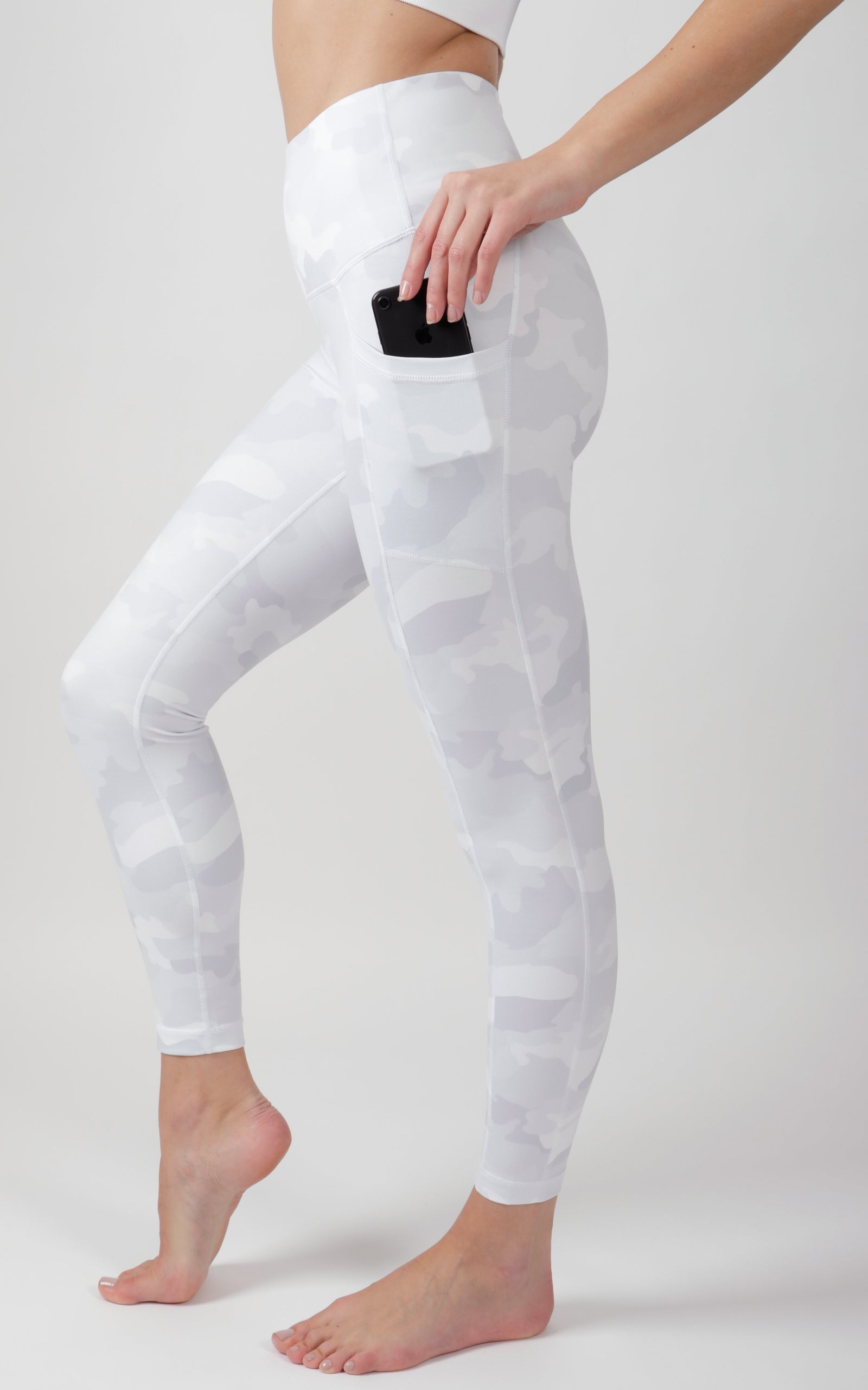 Lux High Waist Camo Side Pocket 7/8 Ankle Legging