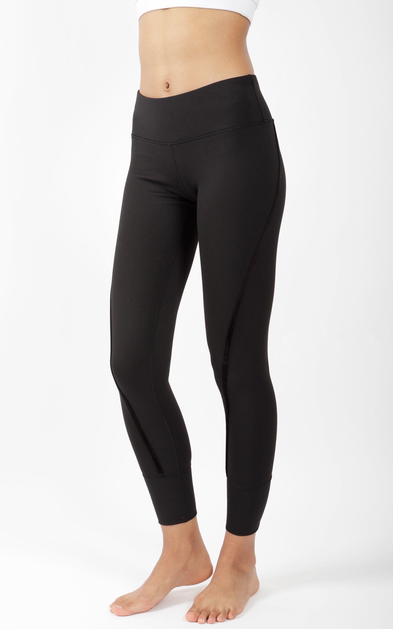 Velvet Contrast Legging