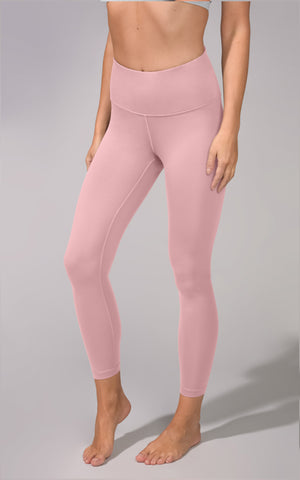 "Lux" High Waist V-Back 7/8 Ankle Legging with Criss Cross Tape Waistband