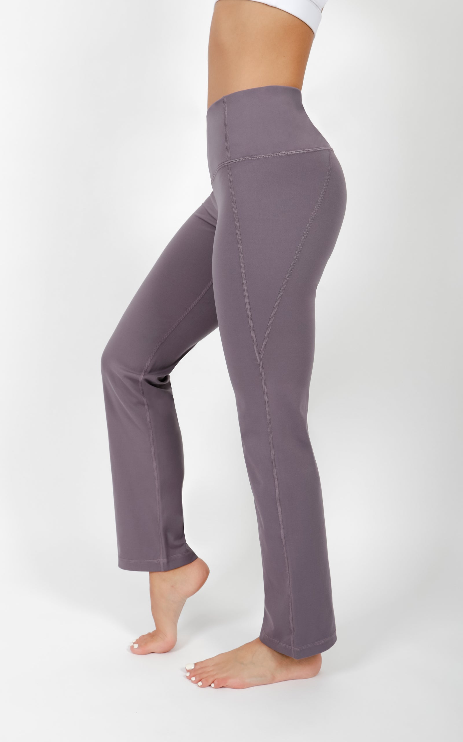 "Lux" High Waist Straight Leg Pant