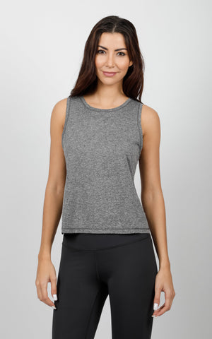 Lux Heather Relaxed Tank Top